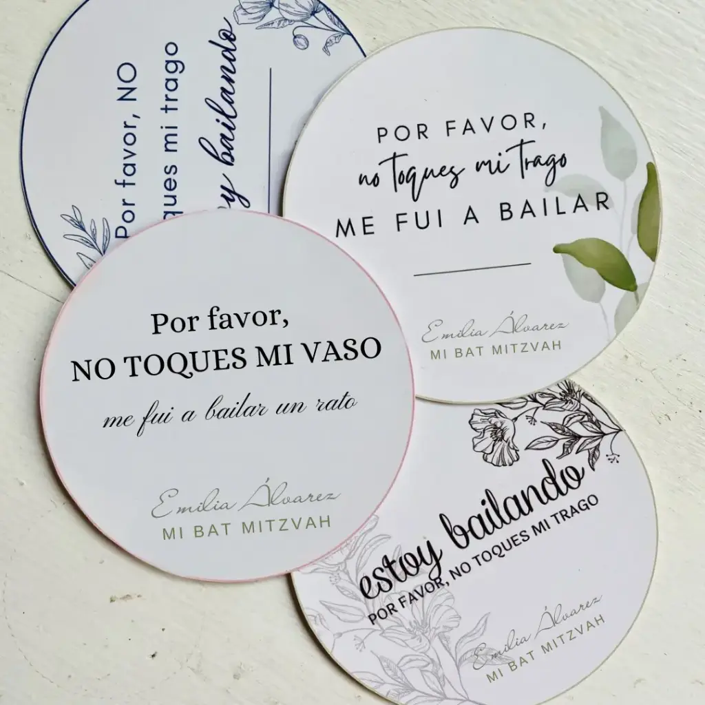 Tag copas para bar bat mitzva