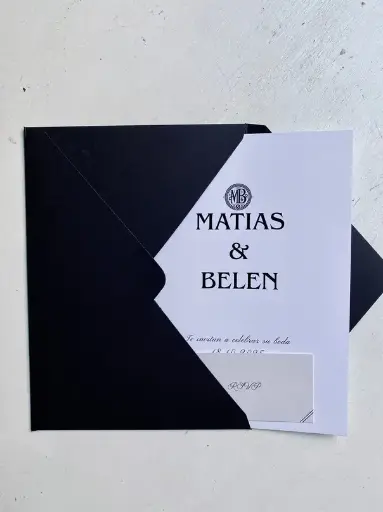 Invitacion elegante para bodas